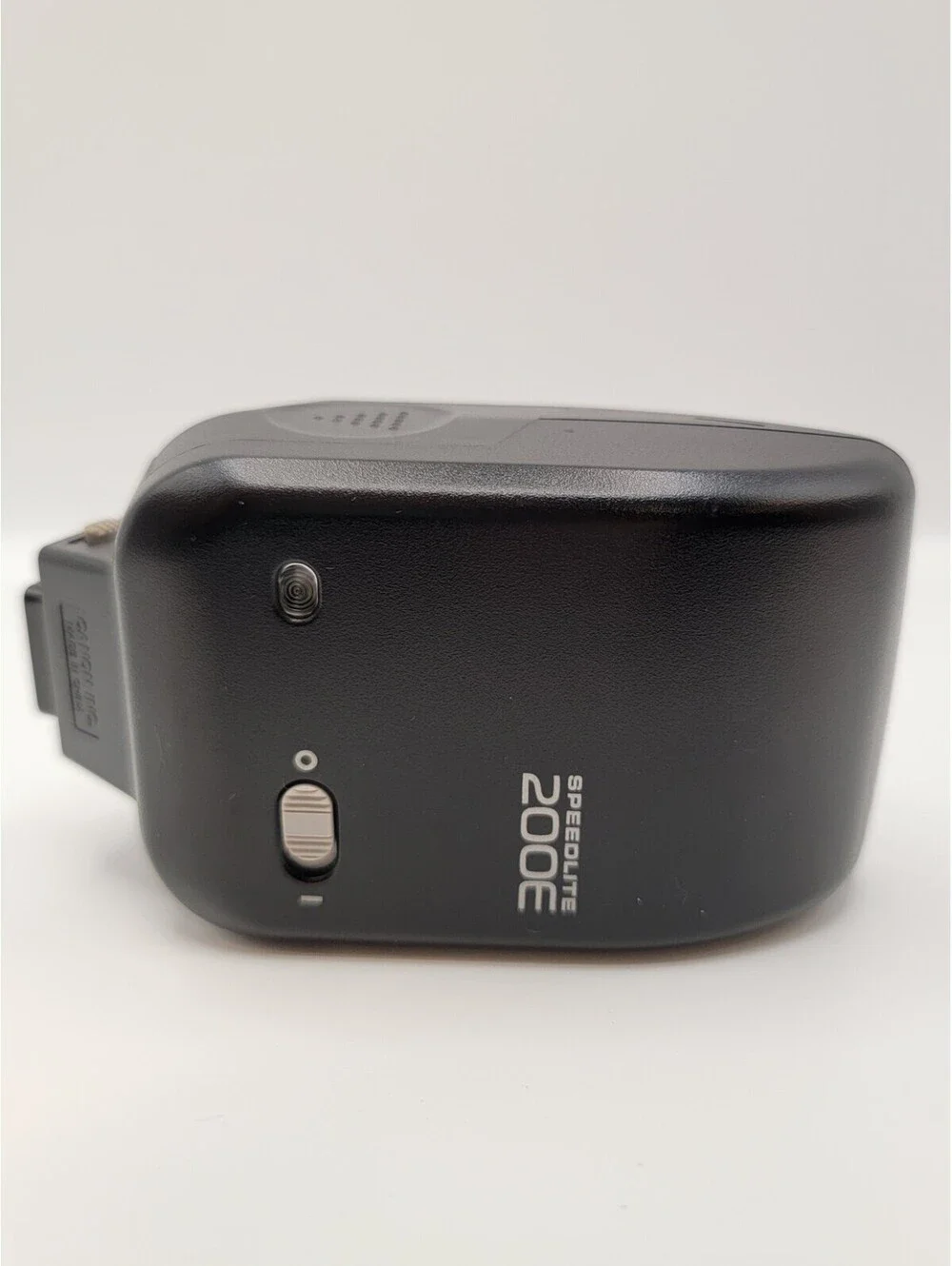 CANON Speedlight 200E Flash TESTED WORKS with Case CLEAN Battery Compartment